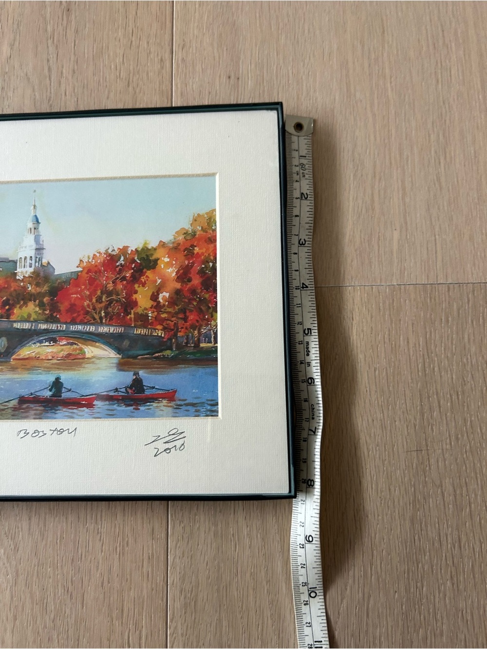 Harvard Rowing Framed Artwork - Picture 4 of 4